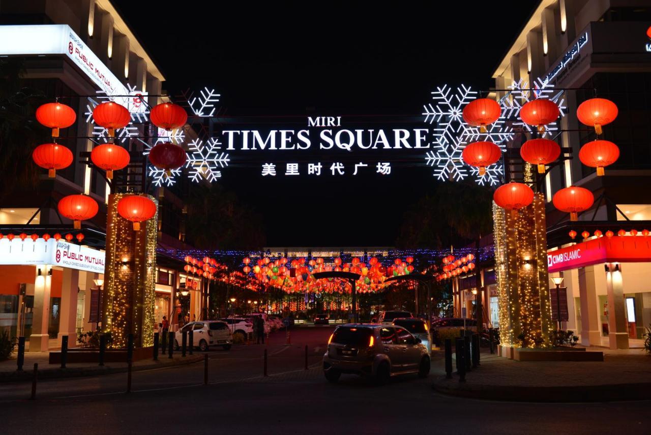 My Daily Homestay - Miri Times Square מראה חיצוני תמונה